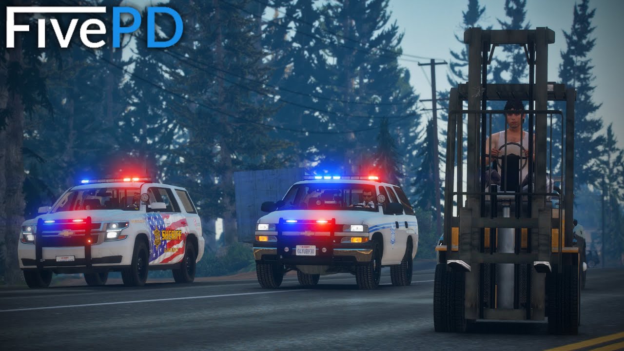 Forklift Pursuit! | GTA 5 FivePD 41 (Dave's Run)