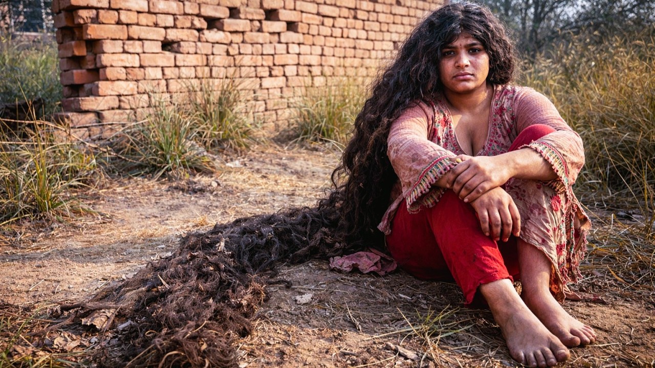 Hair 2 METERS LONG! Woman Homeless For 10 Years! Fast Har Cut