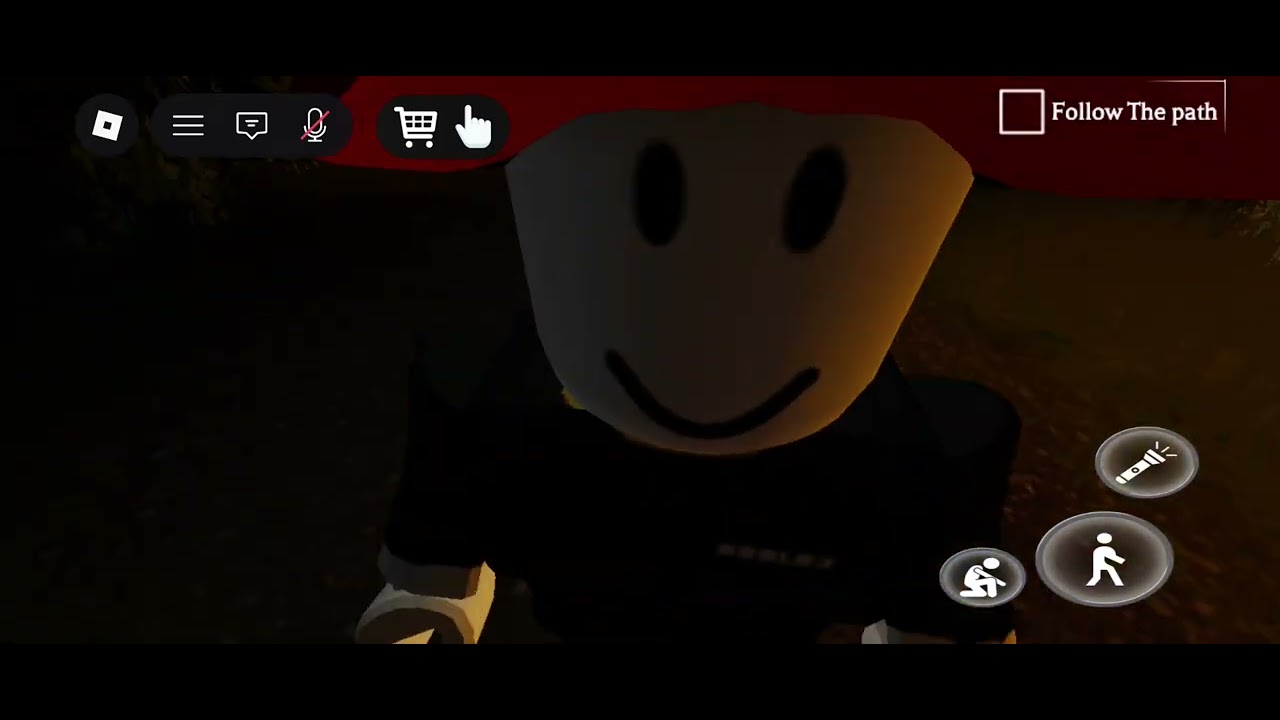 Scott and me are playing roblox horror 😭