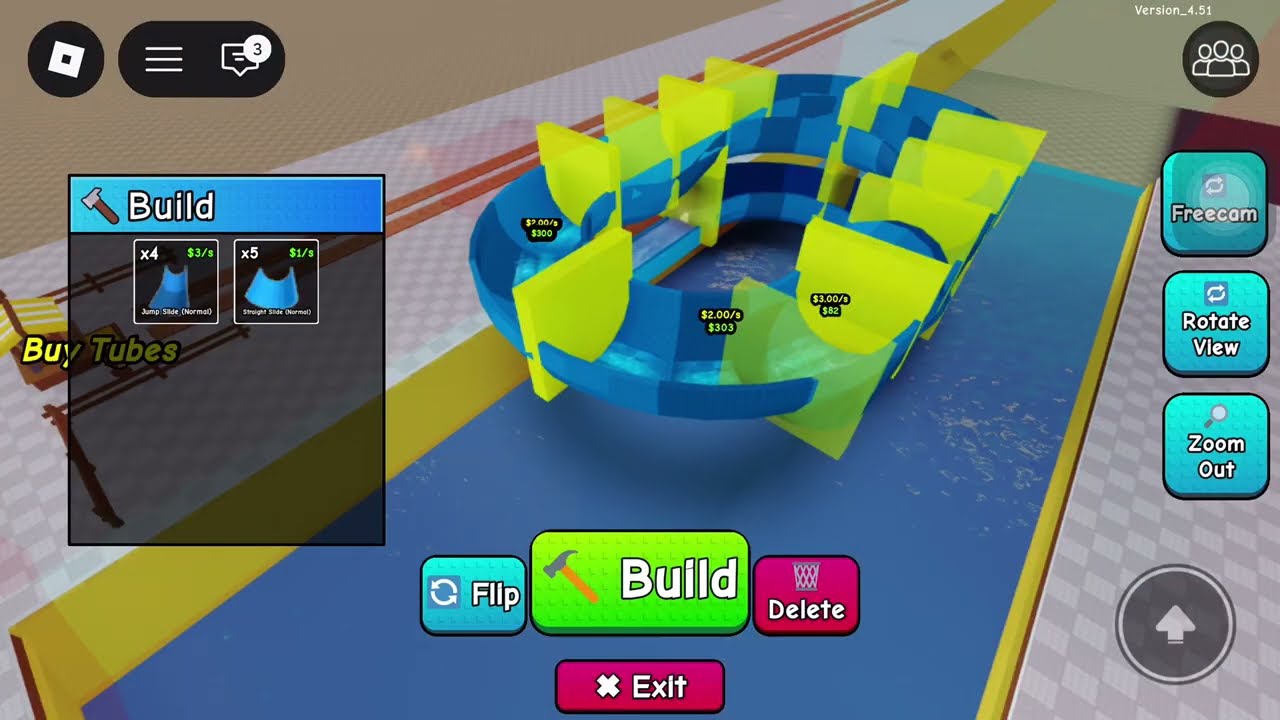 Build a Waterslides 2 #roblox #robloxgames #itstinyverse