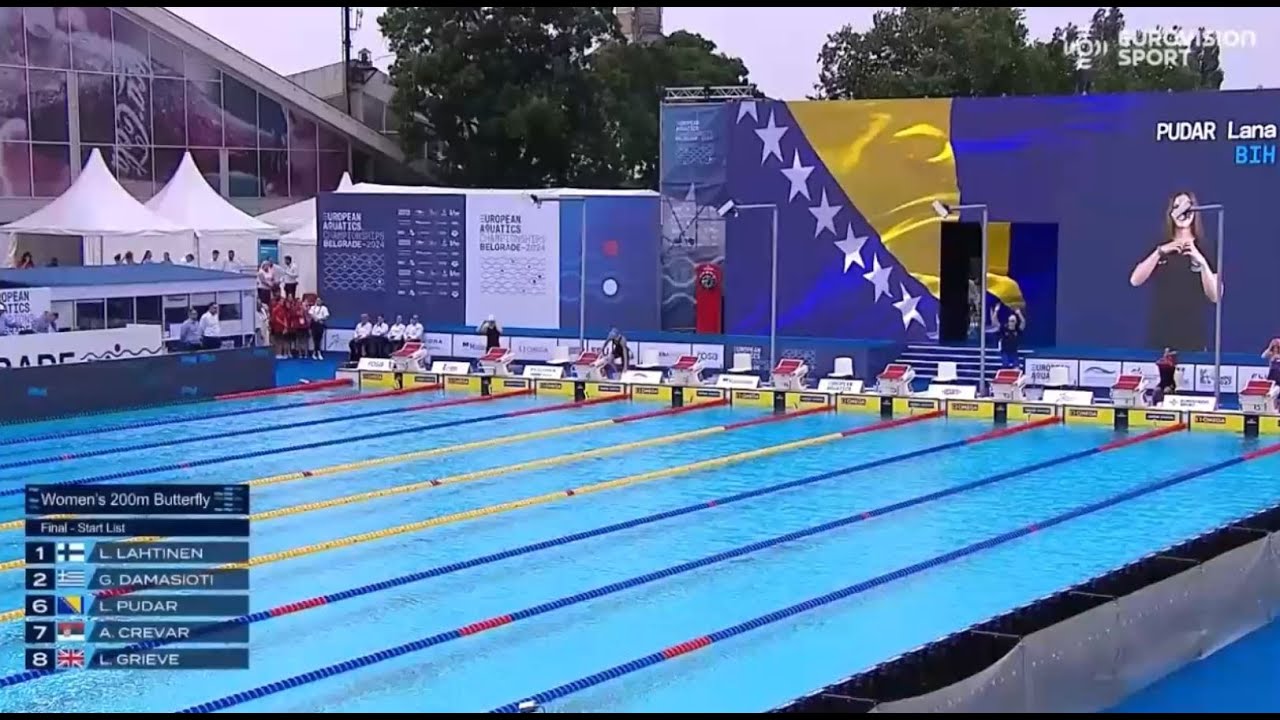 Lana Pudar 200m delfin finale SREBRO