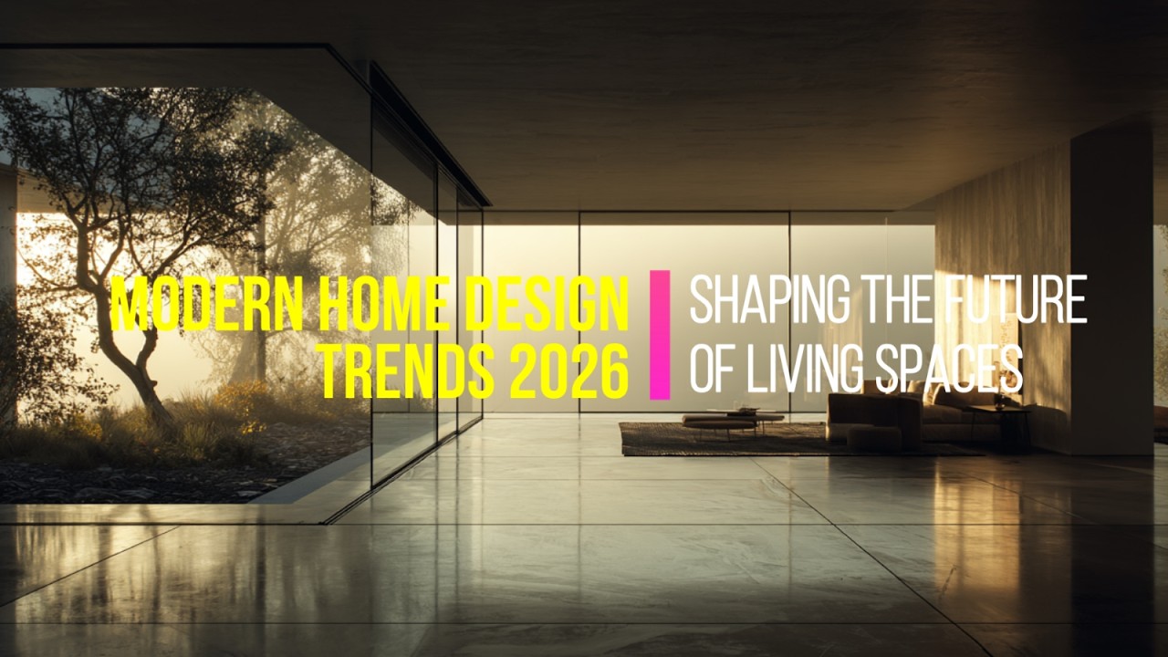 Modern Home Design Trends 2026 : Shaping the Future of Living Spaces