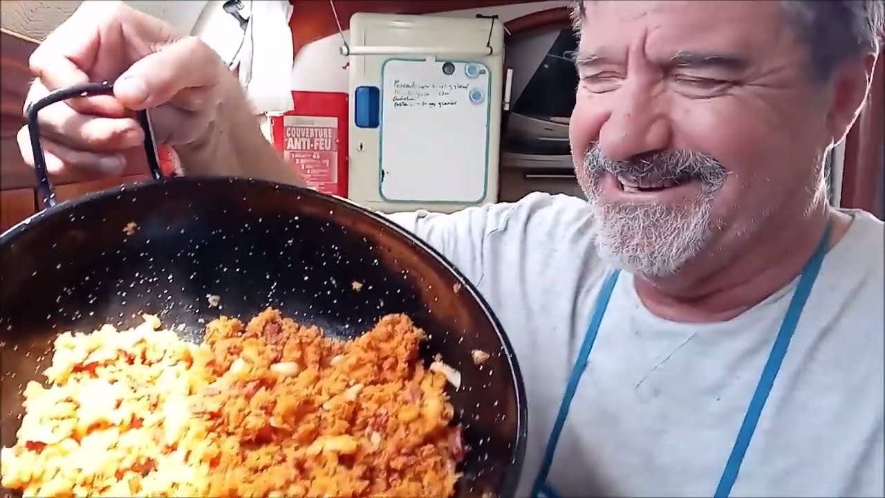 195# COCINA A BORDO: Migas a la riojana