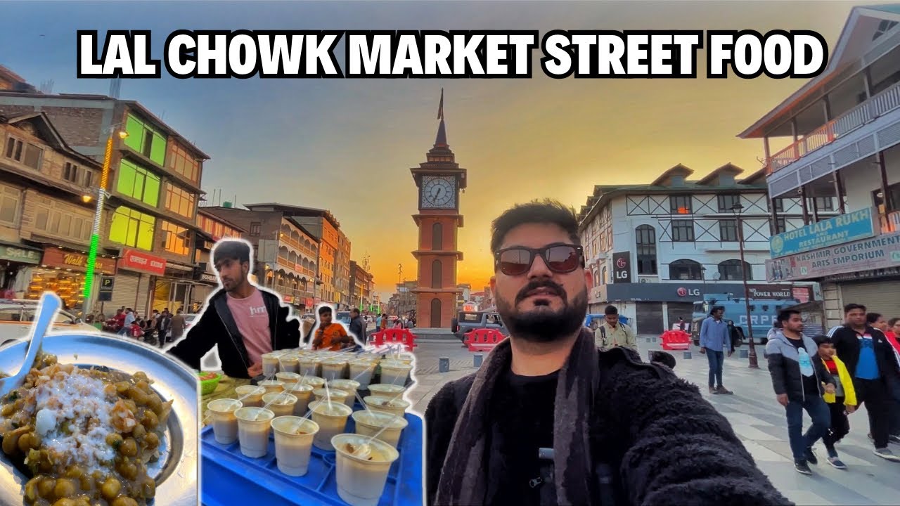 Srinagar Lal Chowk Market Ka Street Food 😍 #streetfood #streetfoodindia