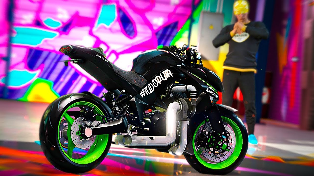 GTA V : VIDA DE JOVEM | TURBINEI A Z1000 COM UM TURBO FANTÁSTICO PARA GANHAR DA VIRGINIA  | EP#66
