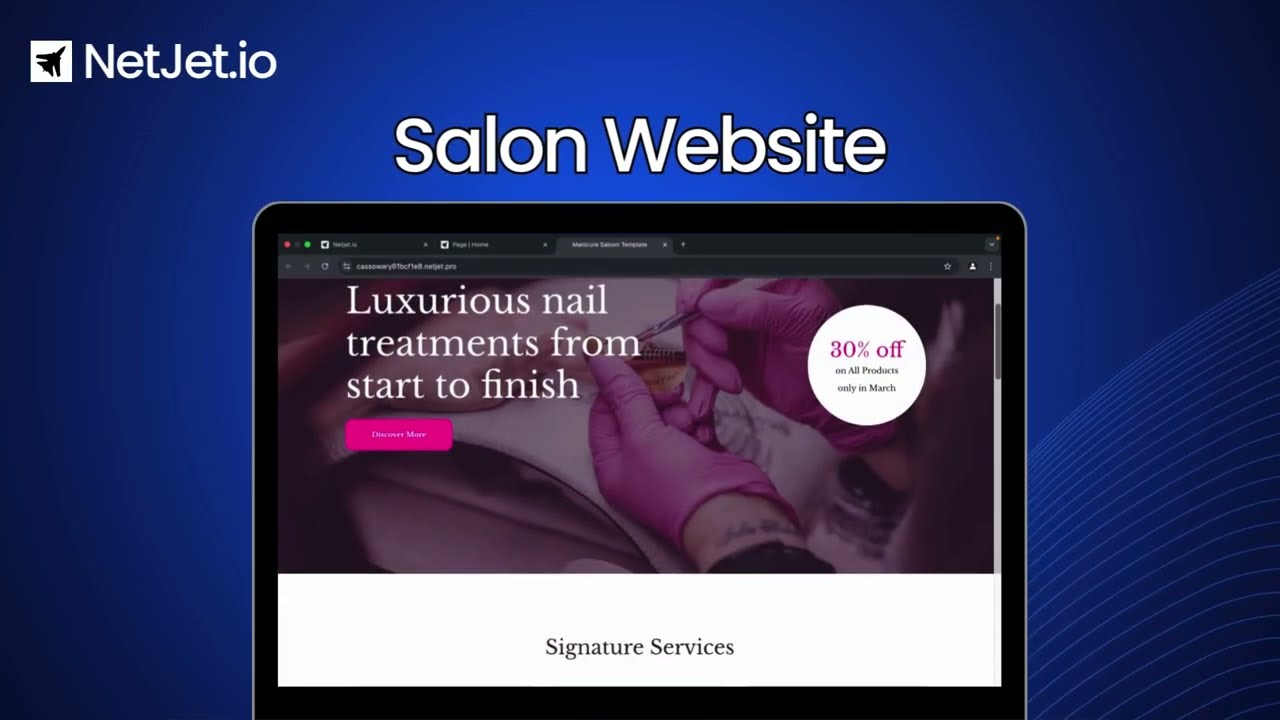 Create a Salon Website
