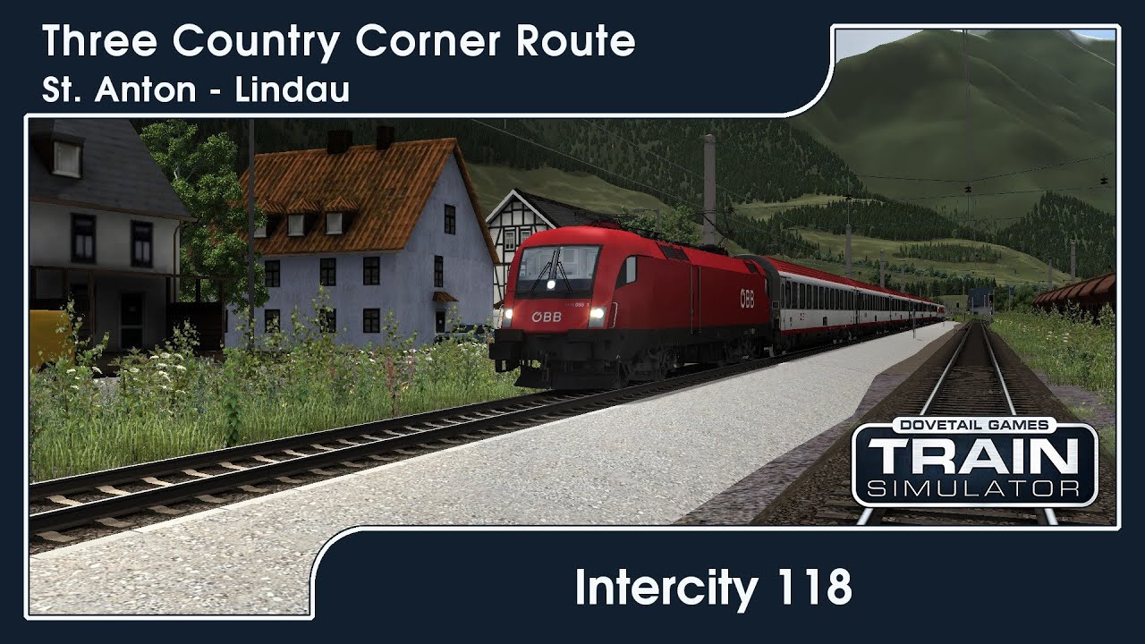 [Train Simulator] Three Country Corner Route | Intercity 118