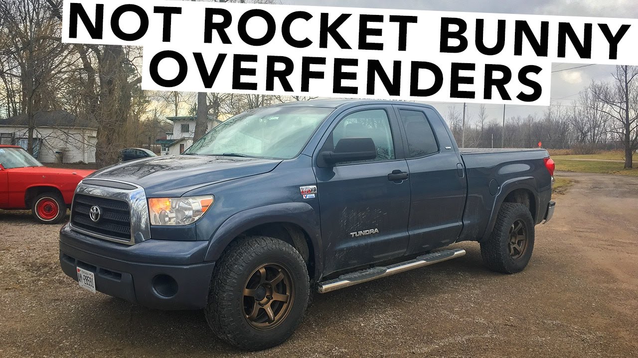 Установка расширителя крыла Toyota Tundra — резка не требуется