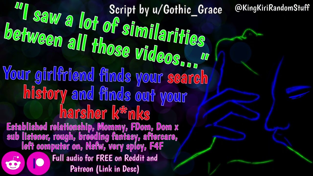 Your girlfriend finds your search history and finds out your harsher k*nks[Mommy/Dom x sub/nsfw/F4F]