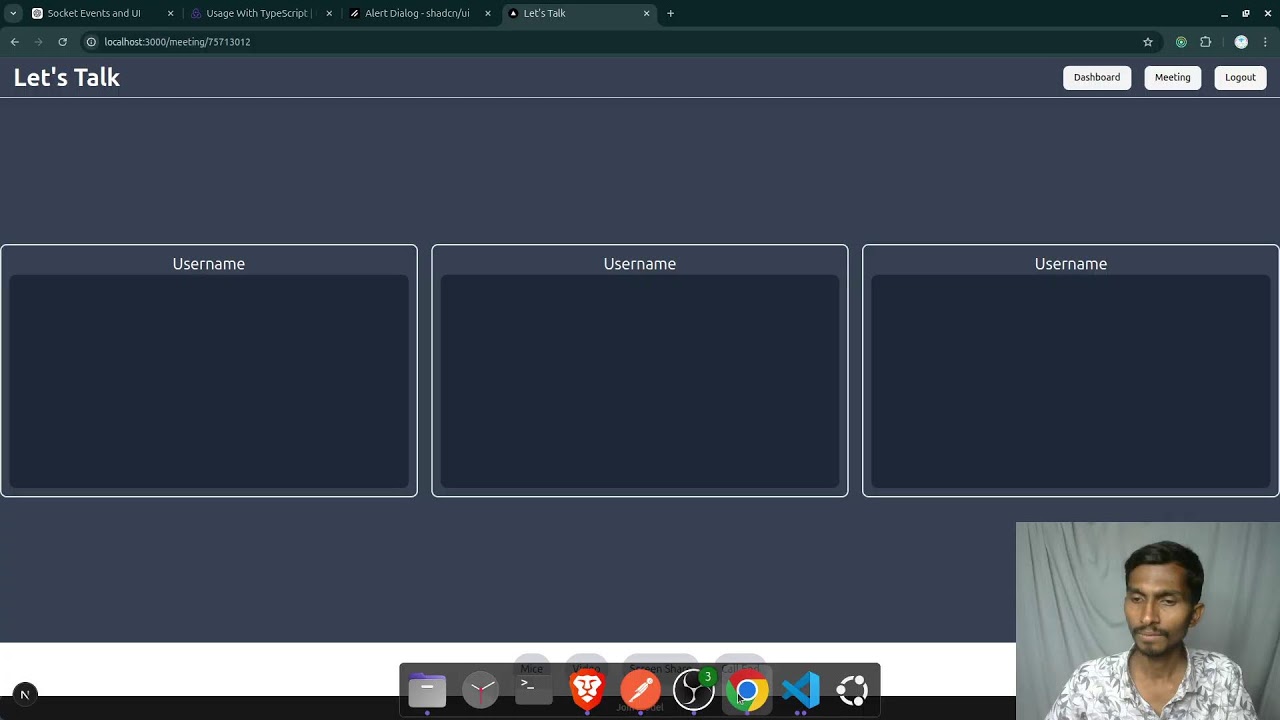 Day - 119 | WebRTC & Video Calls - Learning  FullStack WebDev | Coding The Code