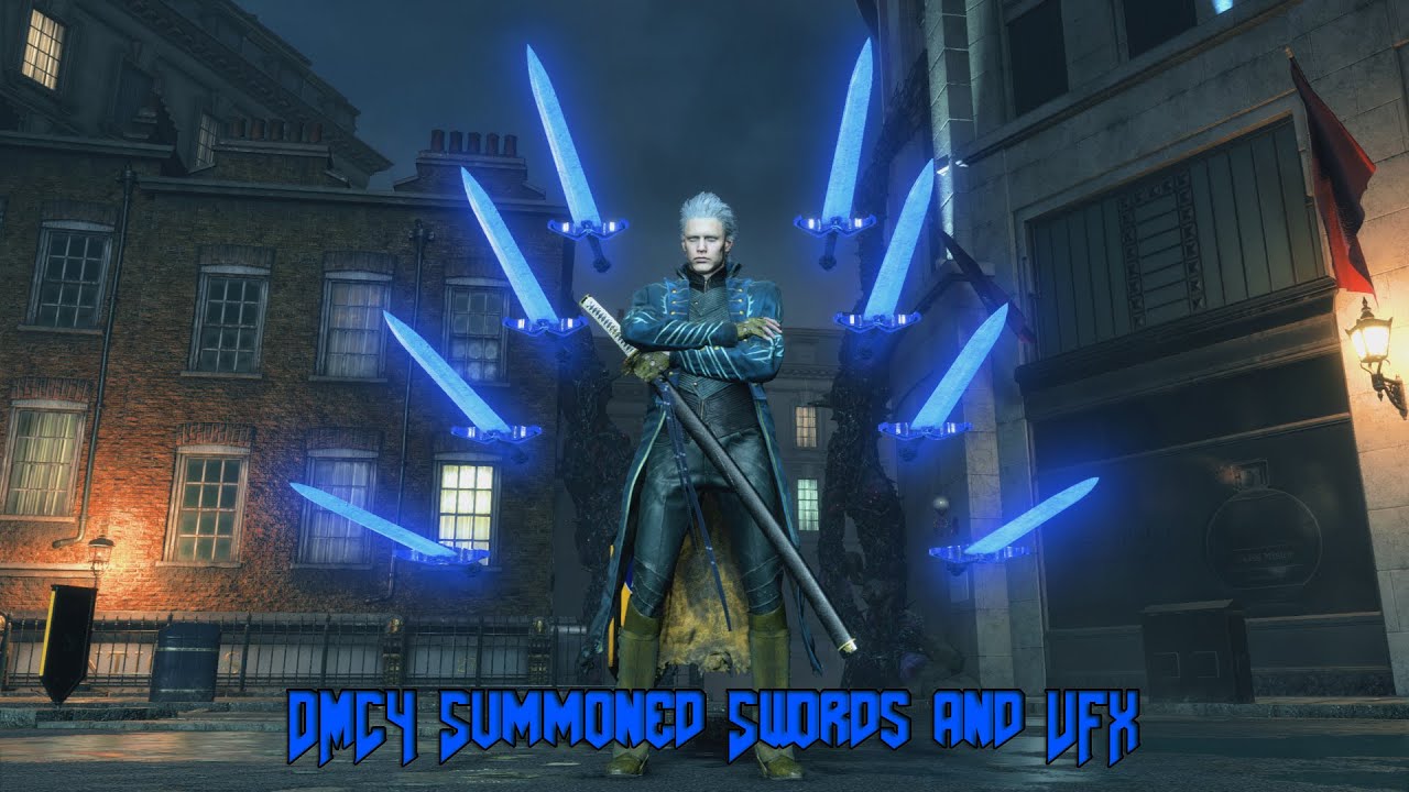 DMC4 Summoned Swords and VFX - Devil May Cry 5 [MOD]