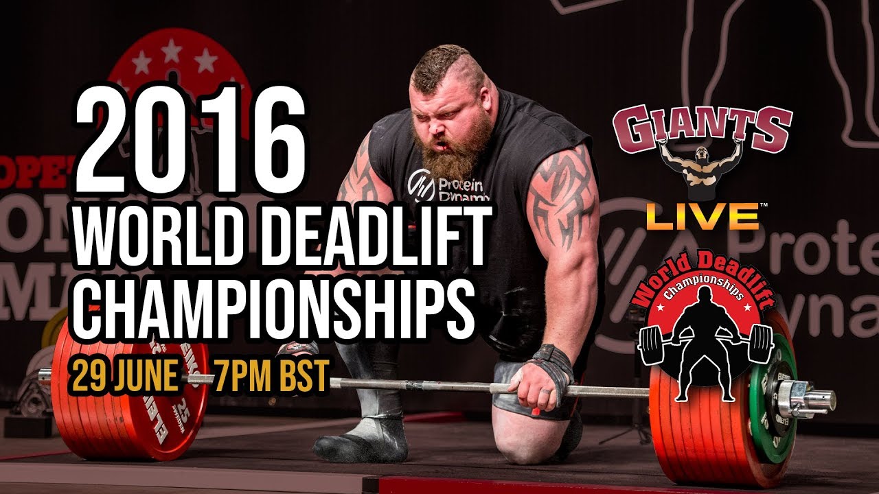 FULL SHOW | World Deadlift Championships 2016 - FULL & UNCUT