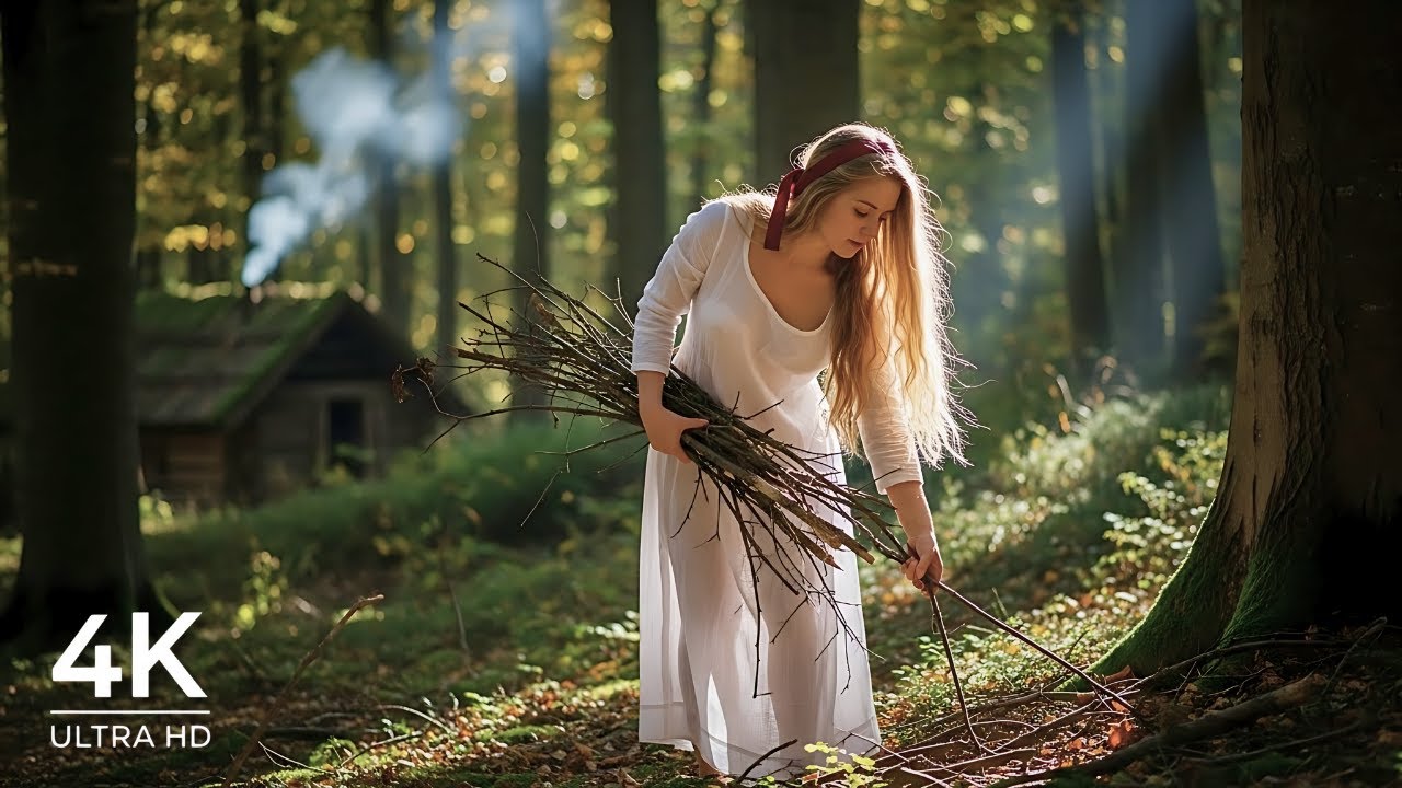 Medieval Lady 🌲 Cinematic Fantasy World | The Woodland Maiden (Medieval Ambience)