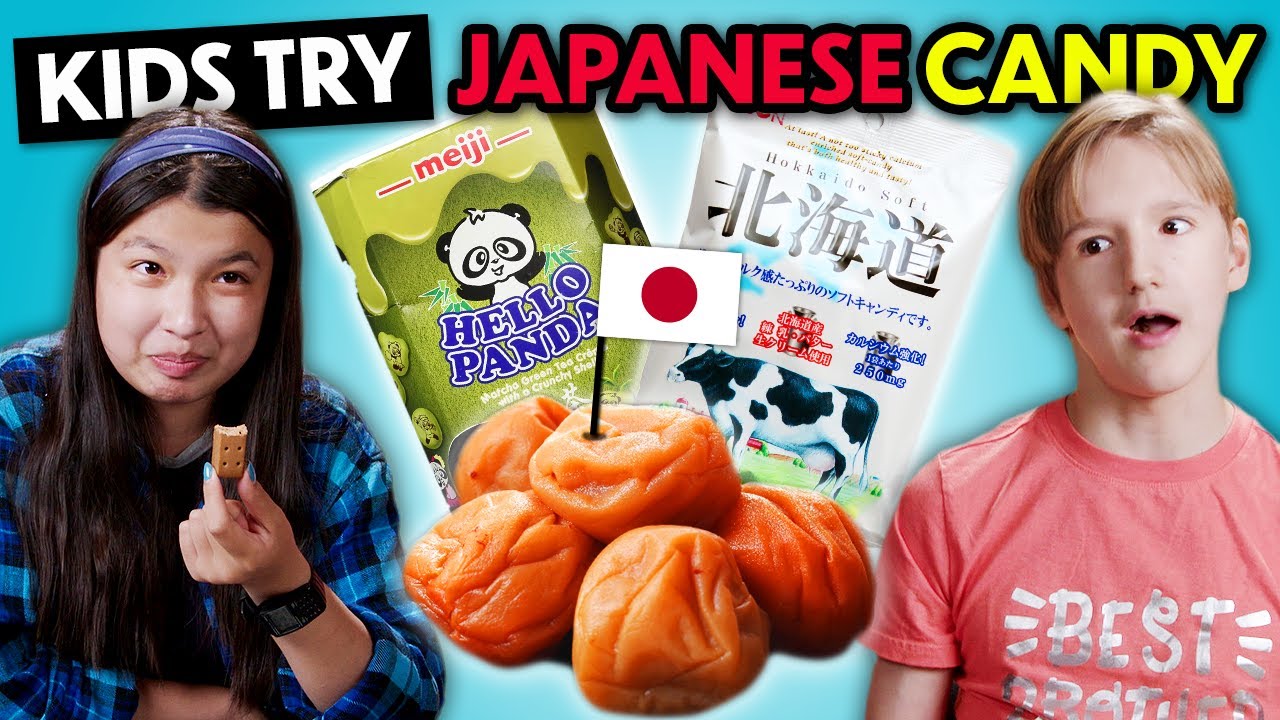 Kids Try Japanese Candy For The First Time | Kids Vs. Food