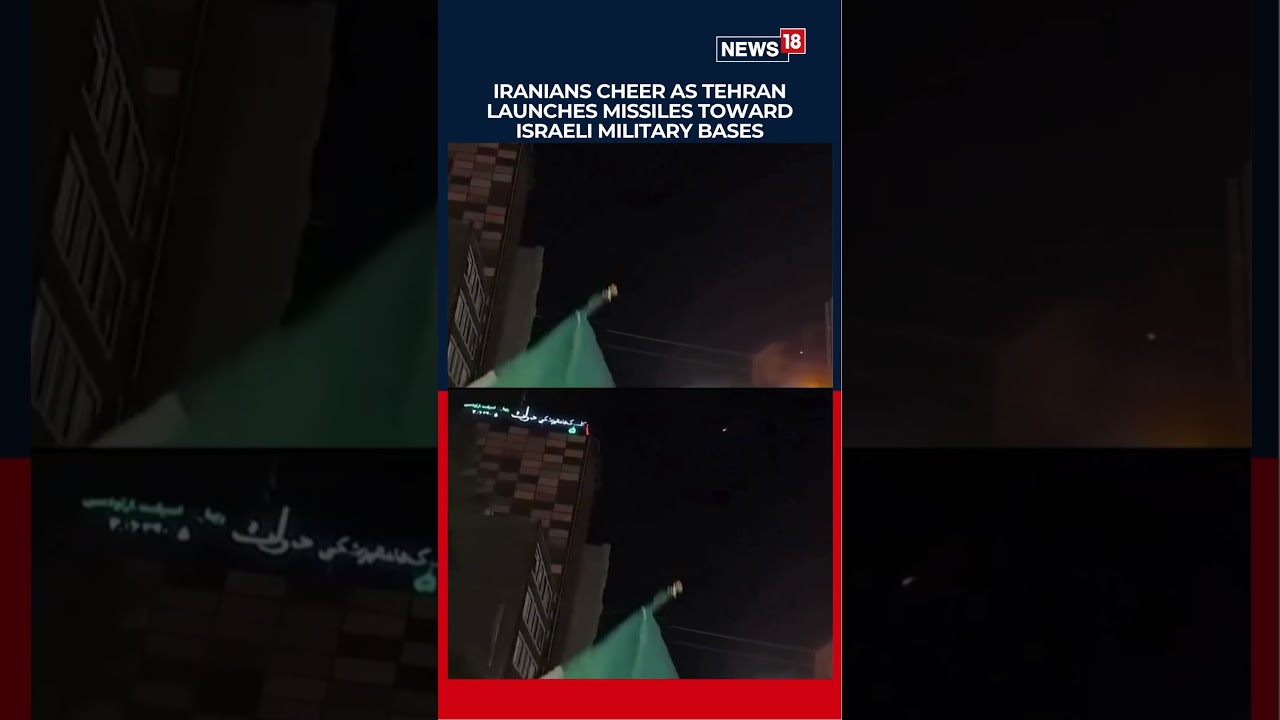 Iranians Celebrate As Tehran Launches Missiles Toward Israeli Military Targets | Iran War | N18S