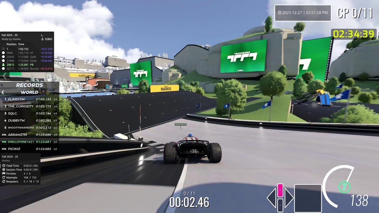 Rookie plays Trackmania Fall 2025 Campaign