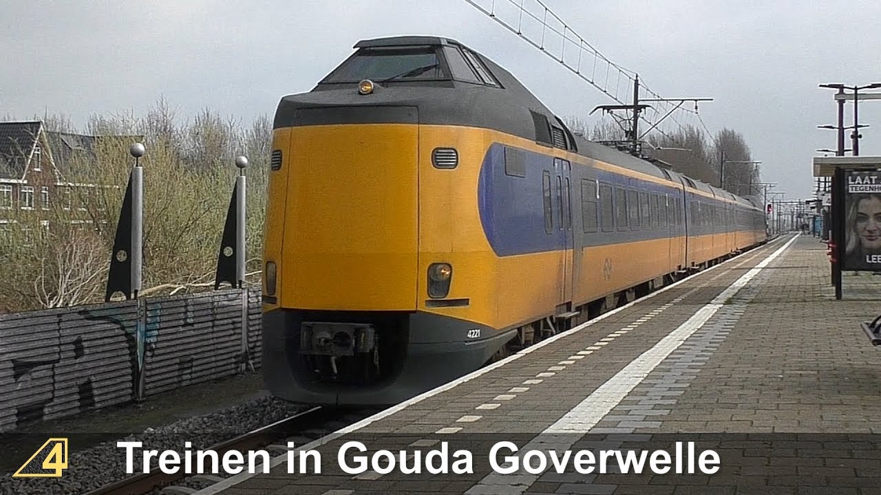 Treinen in Gouda Goverwelle - 21 maart 2019