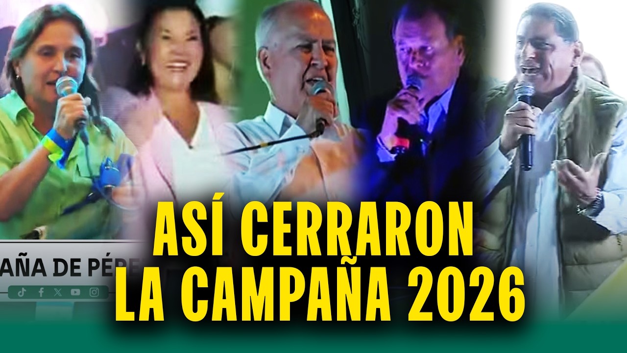 As&iacute; acab&oacute; la campa&ntilde;a presidencial con m&aacute;s candidatos en la historia del Per&uacute;