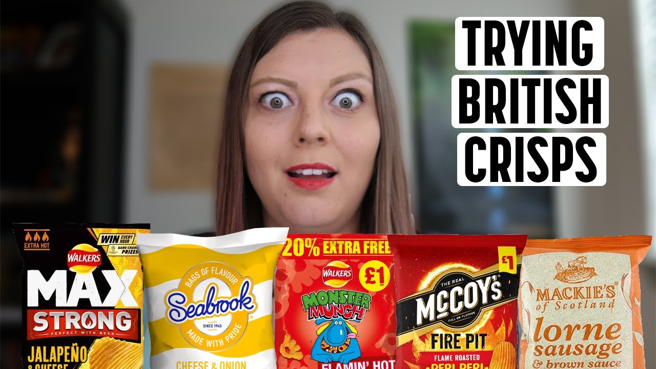 Американцы впервые пробуют британские чипсы! (Monster Munch, McCoys и другие)
