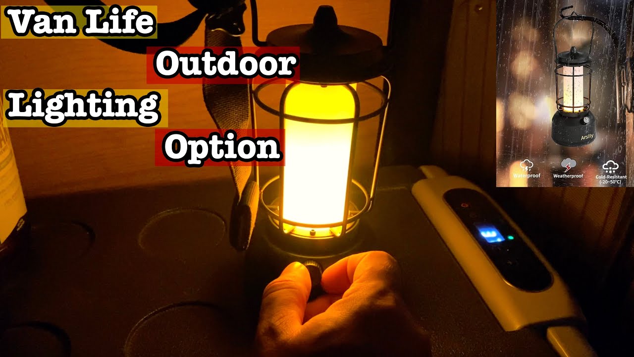 Van Life Camping and Emergency Light & Power Bank by Arslly