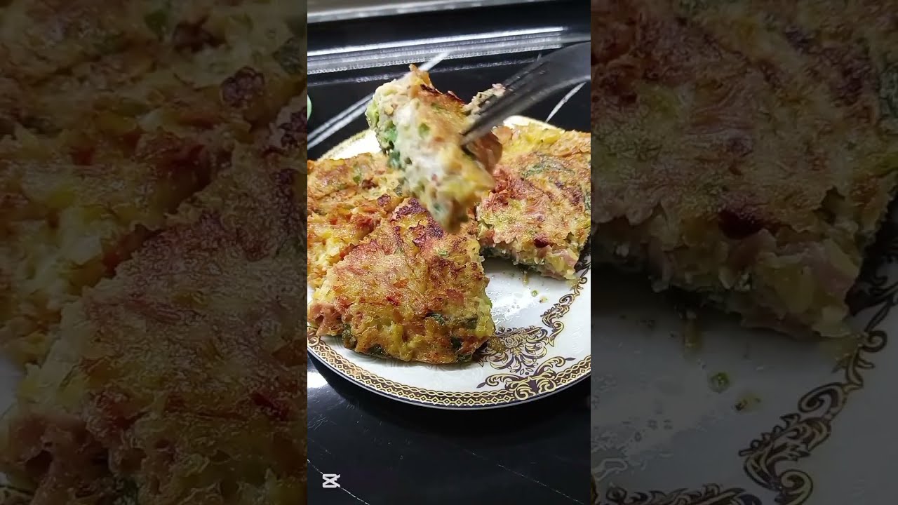 Saxarlik uchun kartoshka va tuxumdan mazali taom🤤 🤤 🙂 