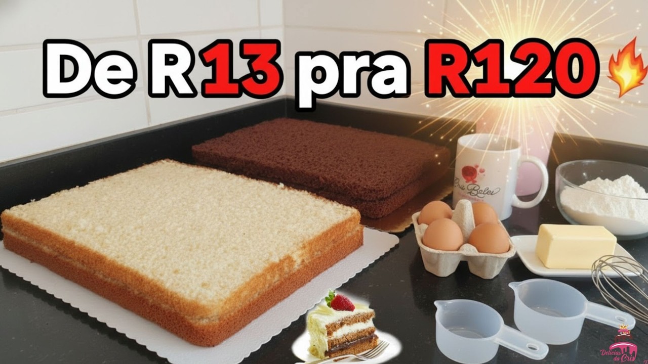 NÃO Faça Mais Bolo Antes de Ver Isso As 2 Melhoes massas do Brasil