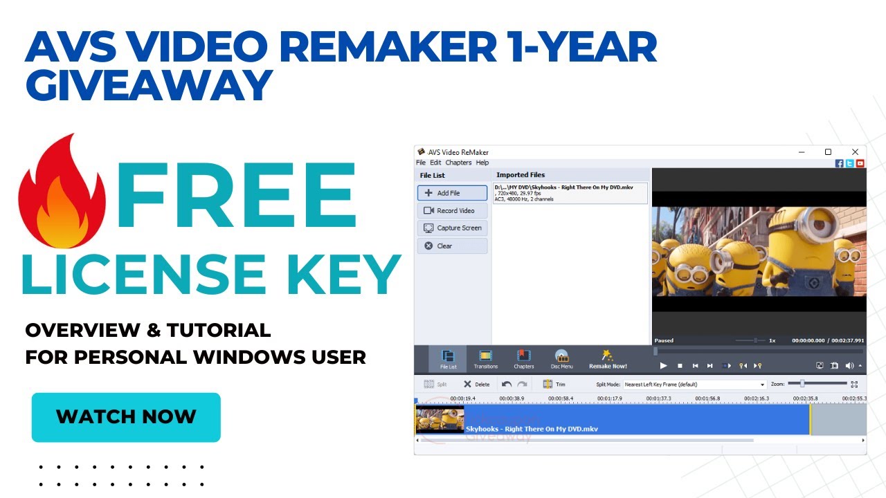 AVS Video ReMaker  Giveaway 🚀