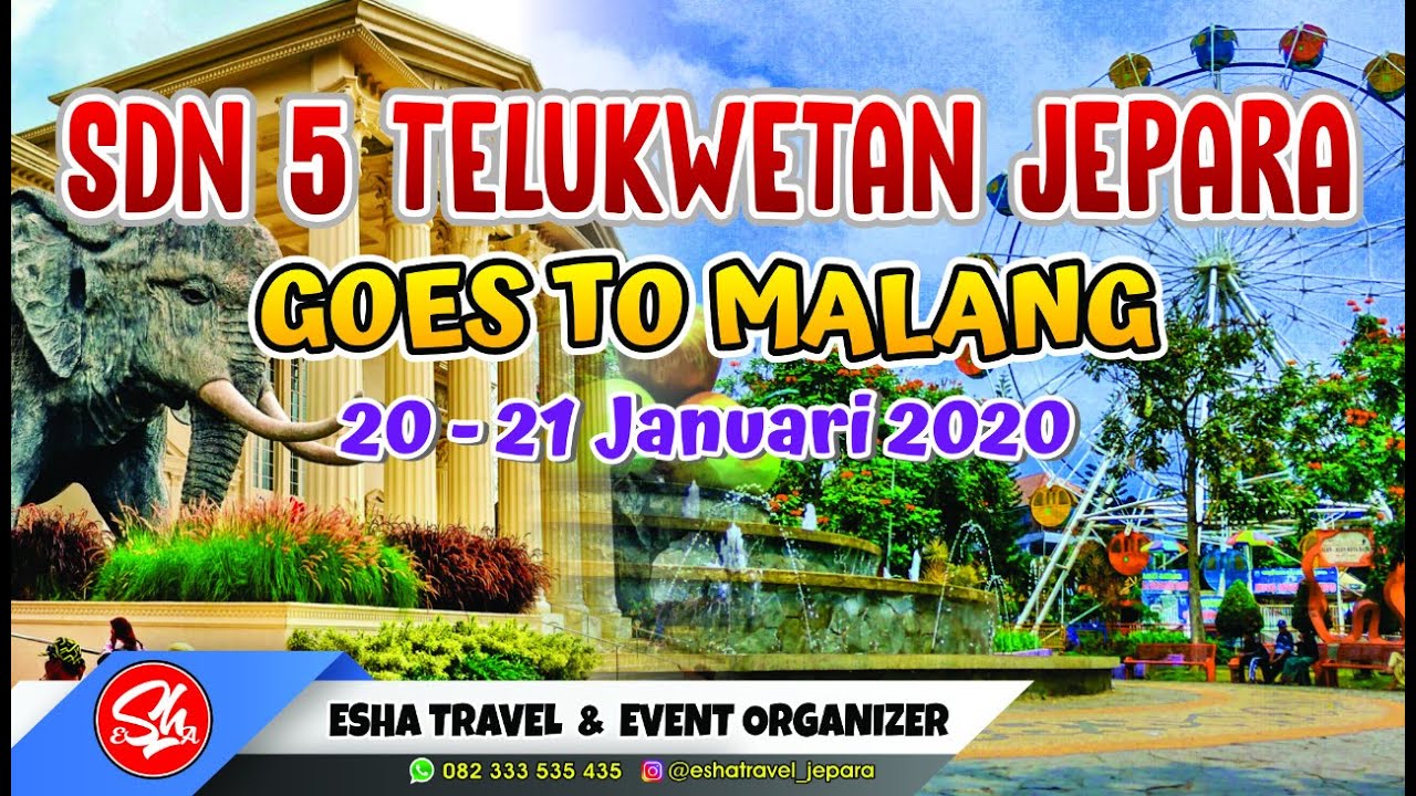 SDN 5 TELUKWETAN WELAHAN JEPARA JALAN-JALAN KE BATU MALANG