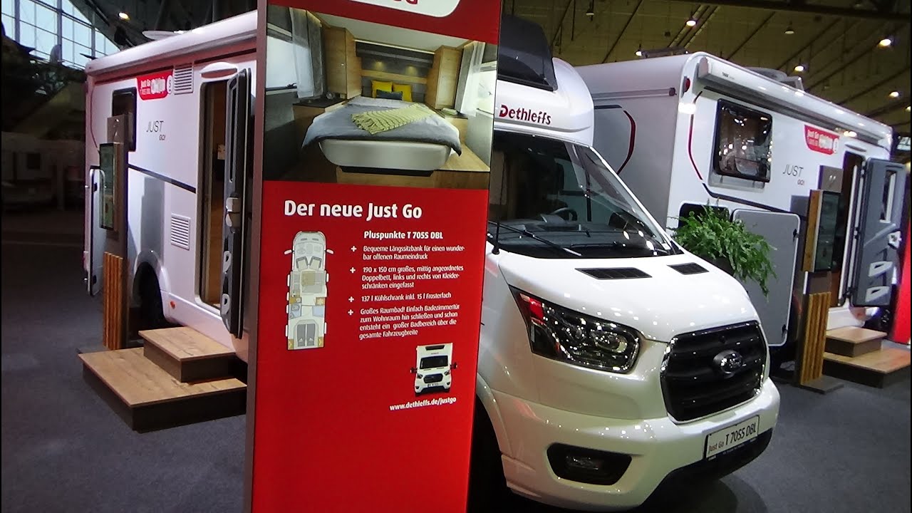 2023 Dethleffs Just Go T 7055 DBL - Exterior and Interior - Caravan Show CMT Stuttgart 2023