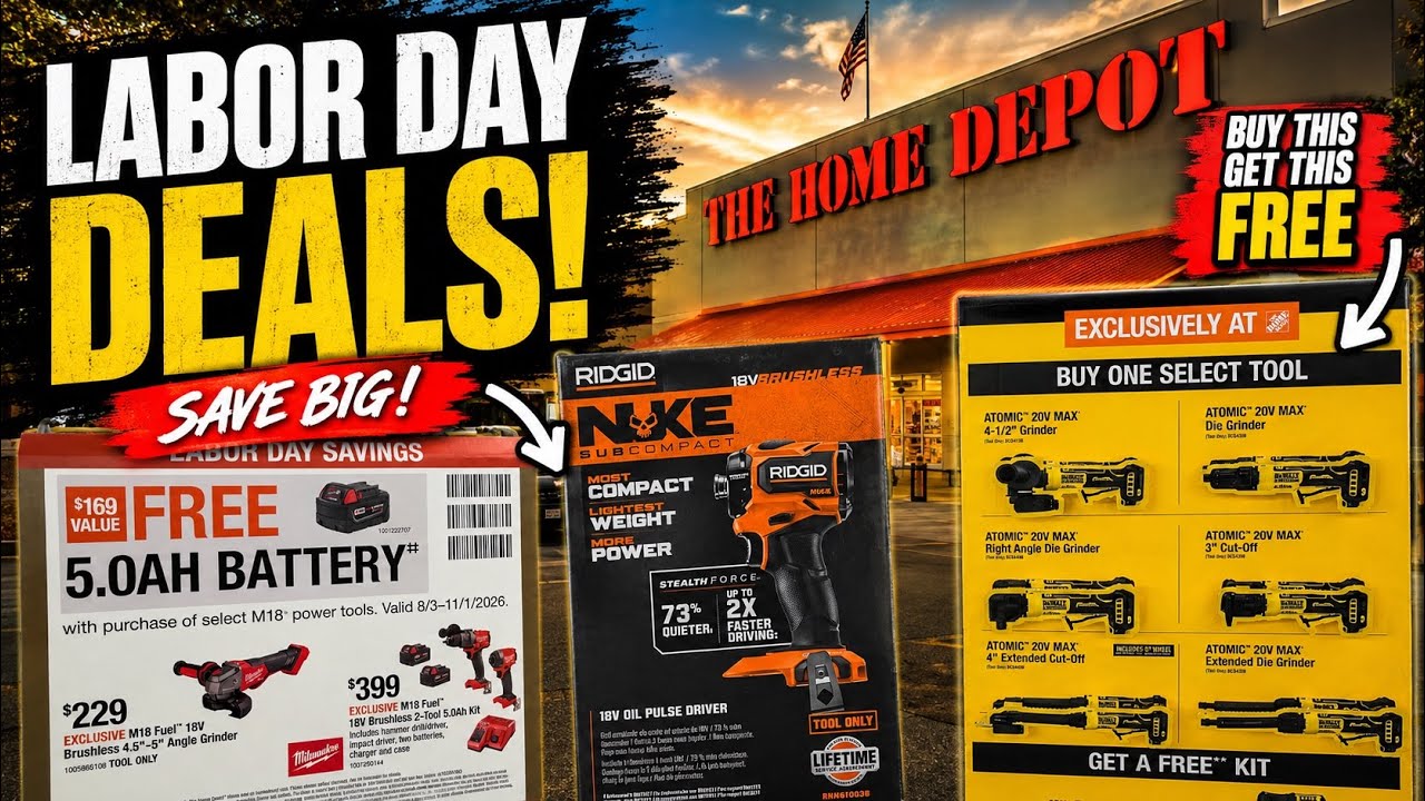 ЛУЧШИЕ скидки в Home Depot на День труда 2026!