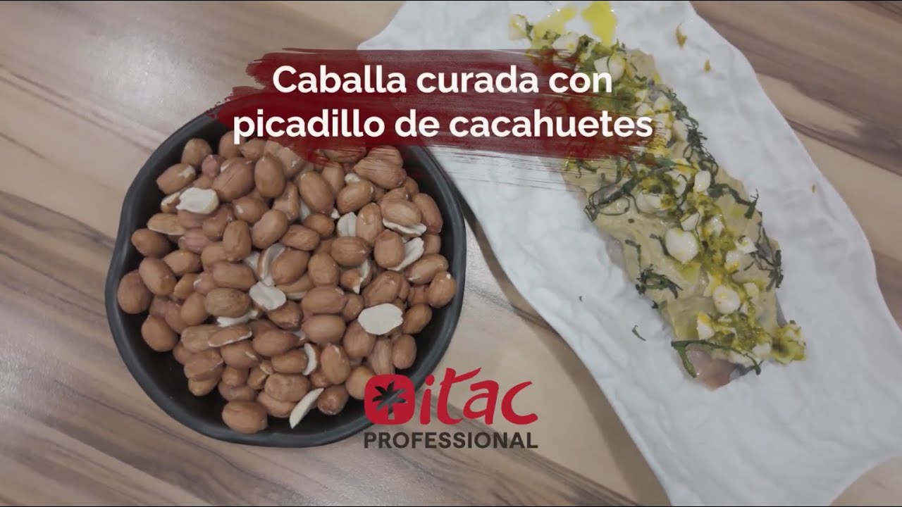 Caballa curada con picadillo de CACAHUETES - Masterclass by Germán Carrizo