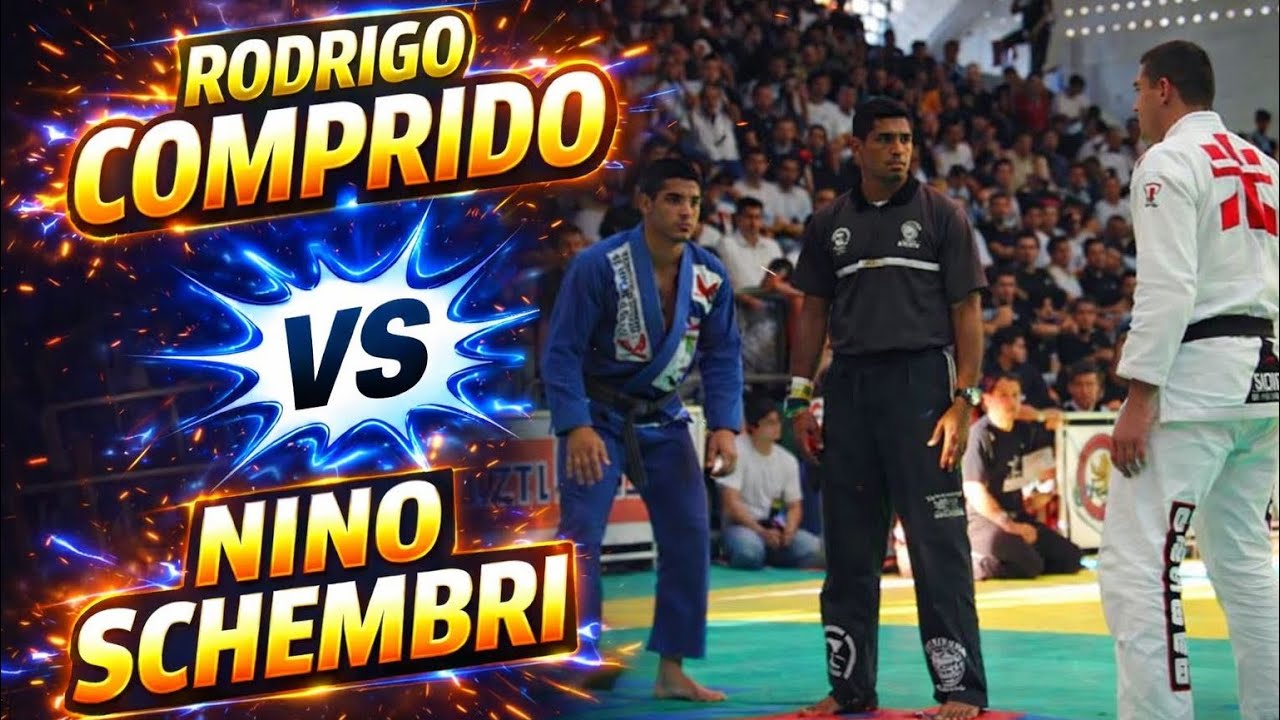 OLD SCHOOL BJJ MATCH: Rodrigo Comprido Medeiros vs Antonio Nino Schembri: IBJJF Worlds 2000