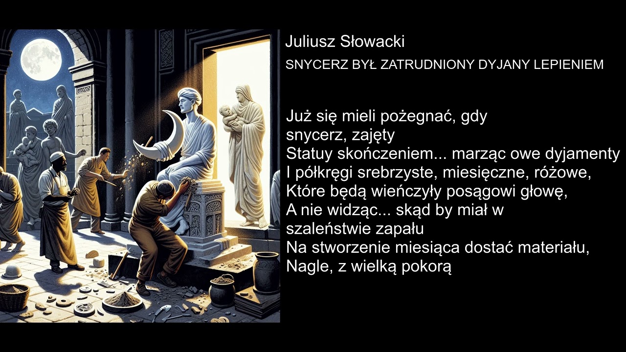 Juliusz Słowacki - SNYCERZ BYŁ ZATRUDNIONY DYJANY LEPIENIEM