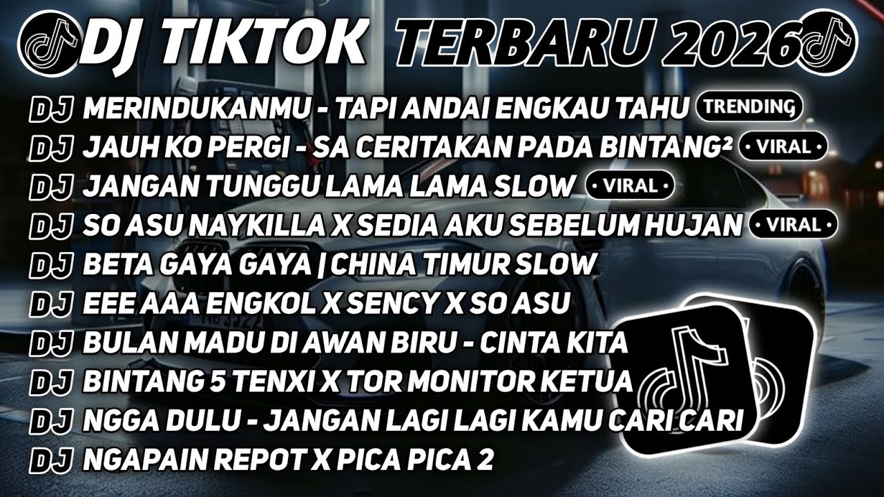 DJ TIKTOK TERBARU 2026🎵DJ MERINDUMU - TAPI ANDAI ENGKAU TAHU🎵DJ SA CERITAKAN PADA BINTANG²