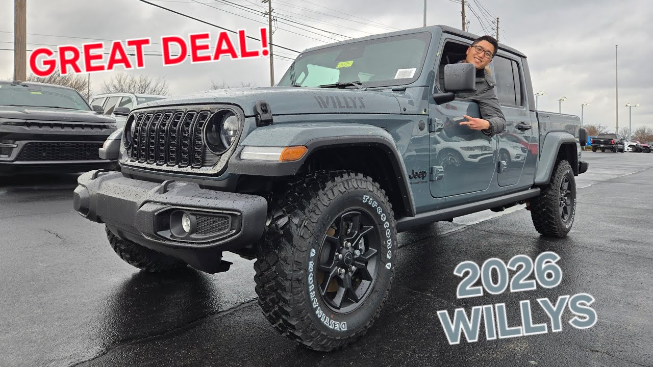 17% off MSRP???😲 (2026 Jeep Gladiator Willys in anvil)