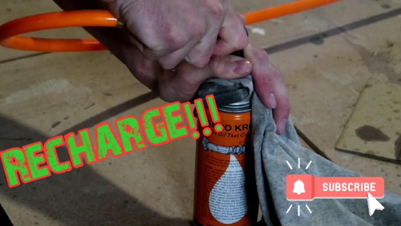 How to Recharge an Air Can! Lifehack!Best HACK of all Time!