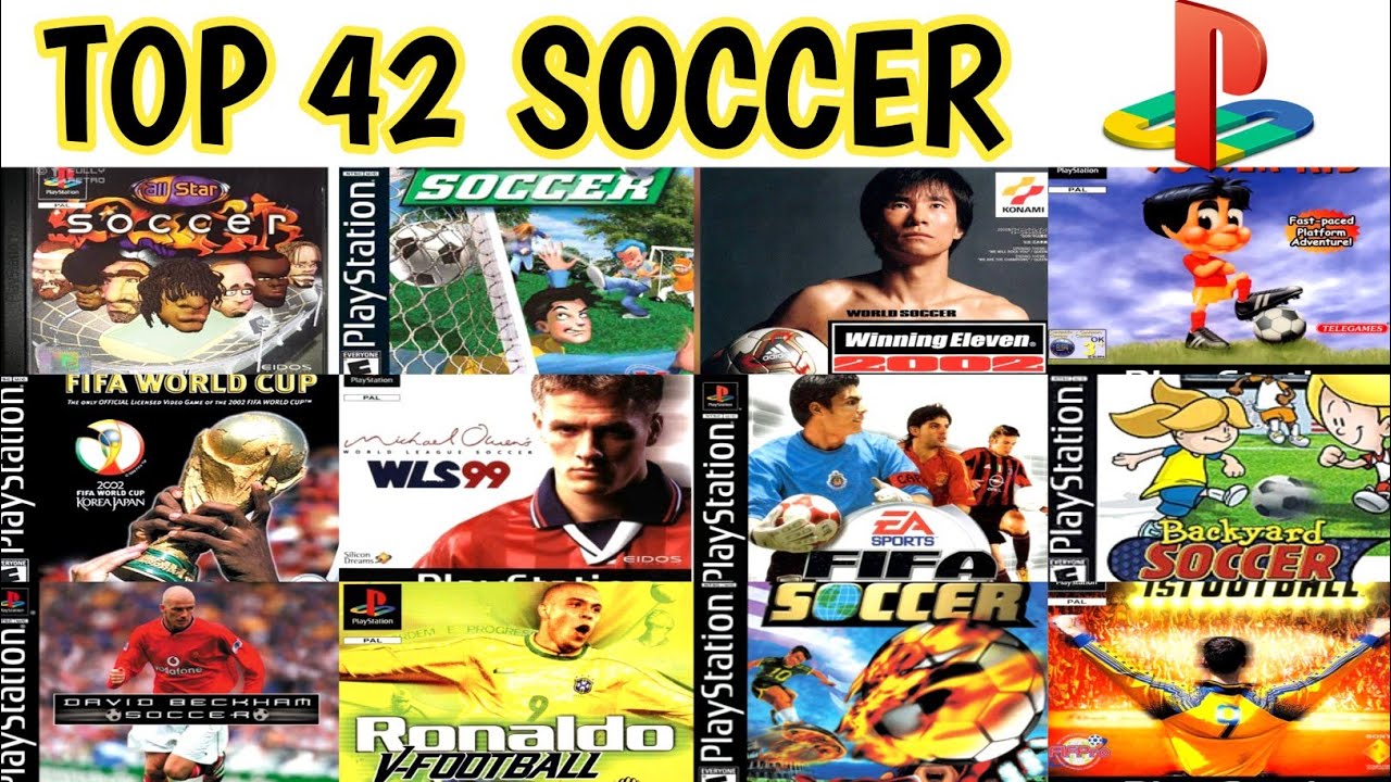 ALL SOCCER GAME PS One | 42 Game Sepak Bola PS1 Underrated!