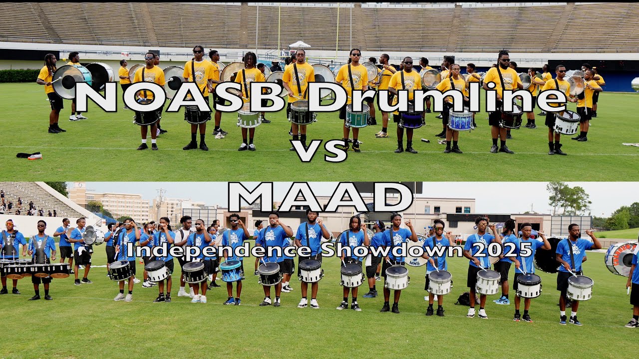 MAAD vs NOASB Drumline 2025 Indy ShowDown (Headphones are Suggested 🎧)