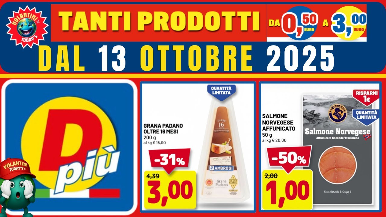 Dpi&ugrave; Volantino dal 13 Ottobre #anteprima💰 PRODOTTI DA 0,50 A 3,00 &euro; 🟩⬜️🟥 Offerte e Promo