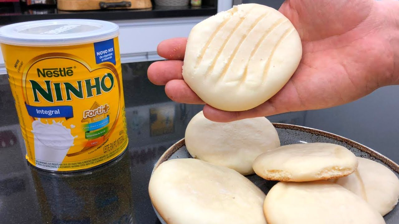BISCOITINHOS DE LEITE NINHO QUE DESMANCHAM NA BOCA