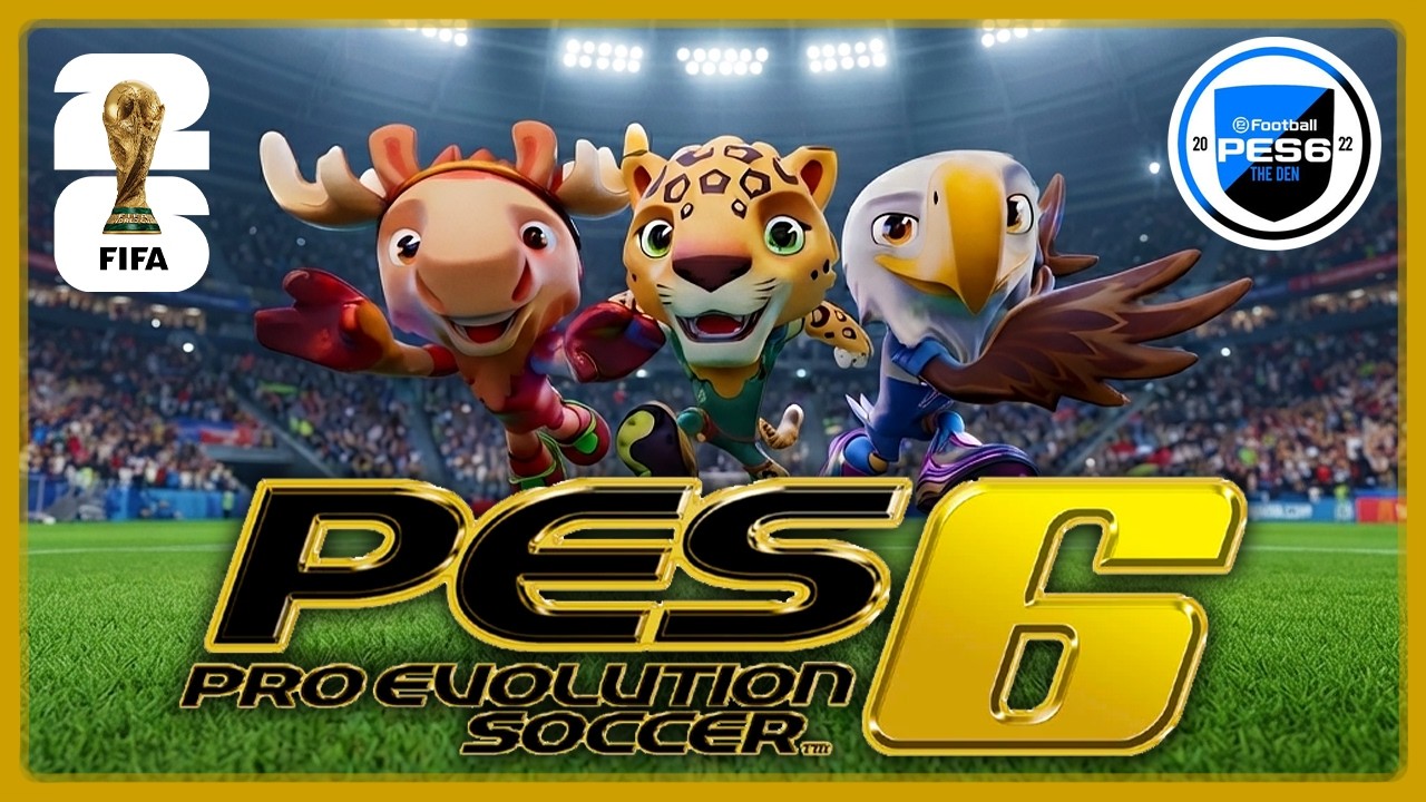 ✅ PES 6 The Den WORLD CUP 2026 🌎 Tutorial de este NUEVO PARCHE