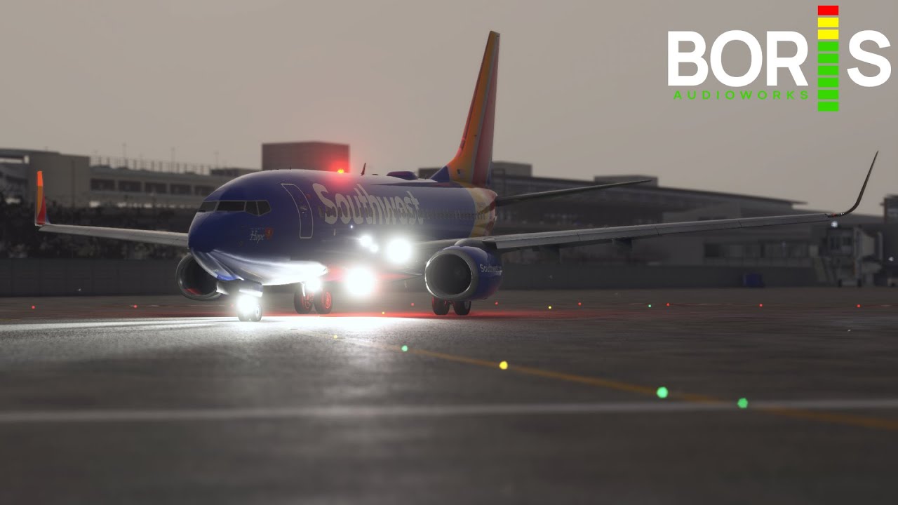 Midway Takeoff in the PMDG 737-700 with the Boris Audio Works Sound Pack | 4K (60 FPS)