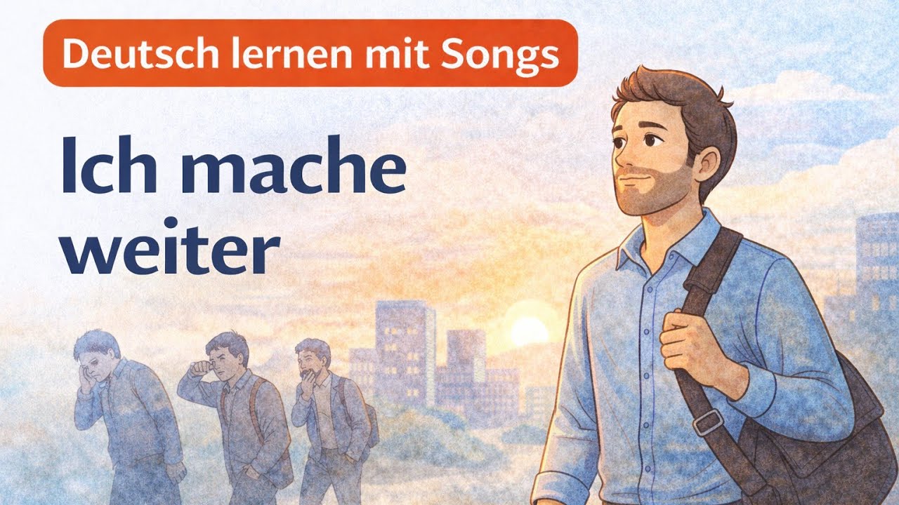 Ich mache weiter - Deutsch lernen mit Songs Songs mit Lyrik und Untertitel