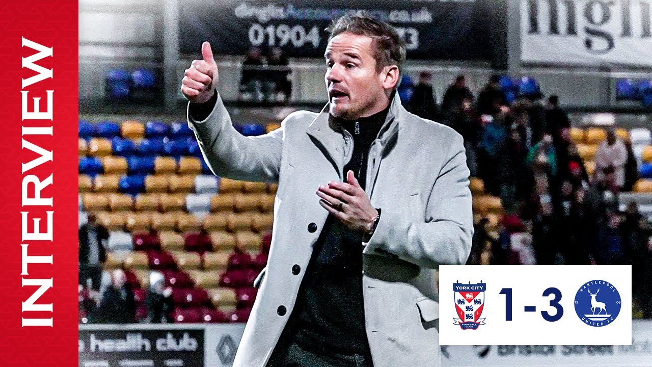 💬 Post Match Interview | Neal Ardley | Hartlepool United