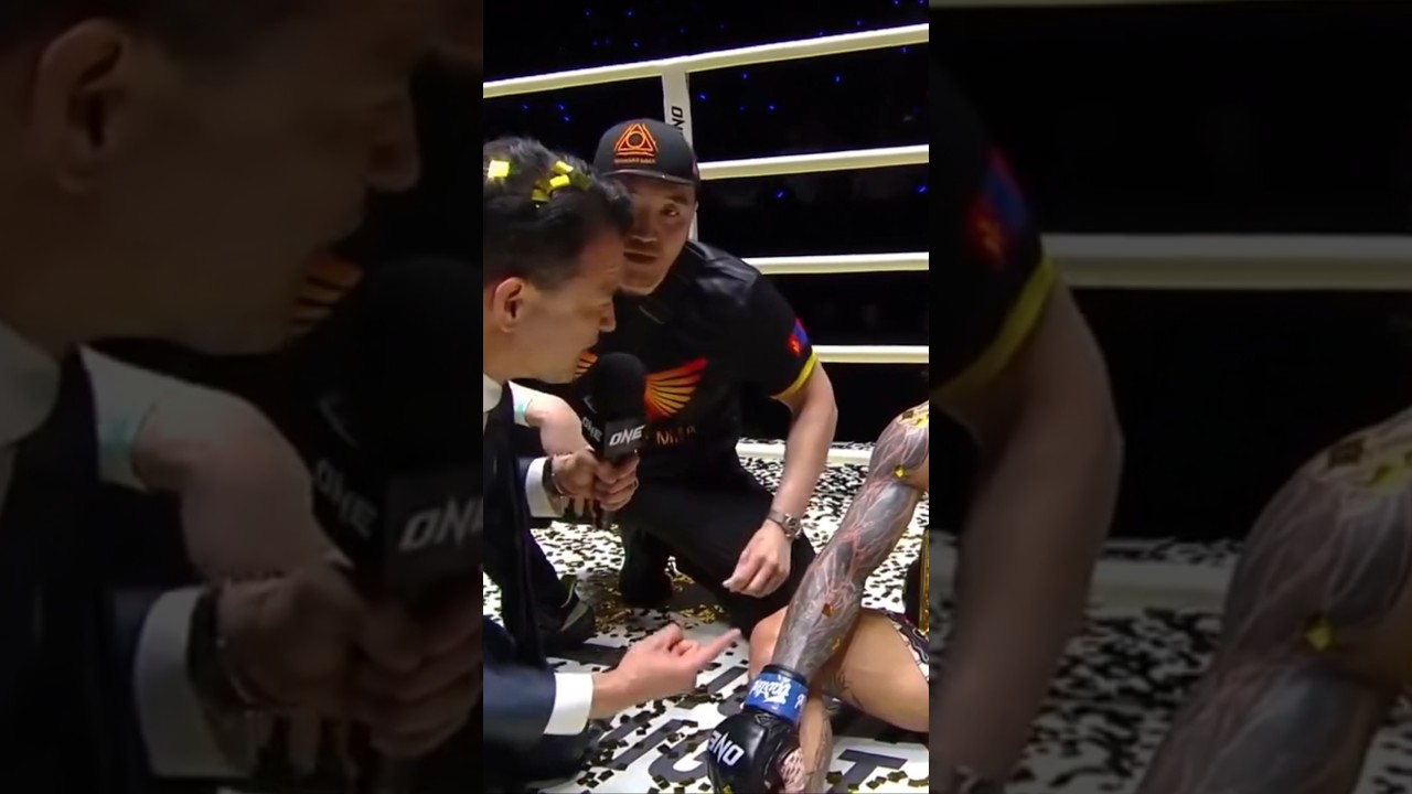 Mongolian Warrior Enkh-Orgil Champion of "ONE Championship