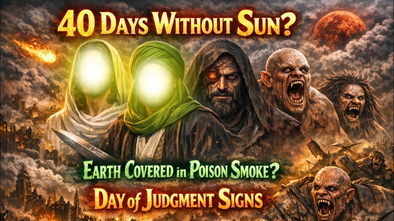40 Days of Darkness: Earth Covered in Toxic Smoke | Major Signs of Qiyamah