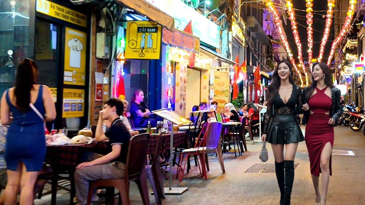 Vietnam's nightlife in- Ho Chi Minh City (Saigon) is vibrant and bustling, but many women are lonely