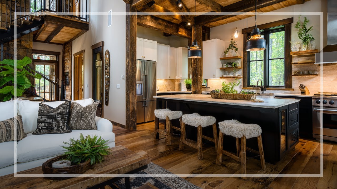 Industrial Farmhouse Living 🔨 Bold Luxury Design Balanced by Soft Elegant Textures