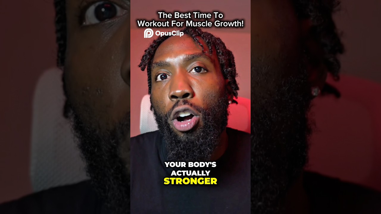 The Best Time To Workout To Gain Muscle FASTER!