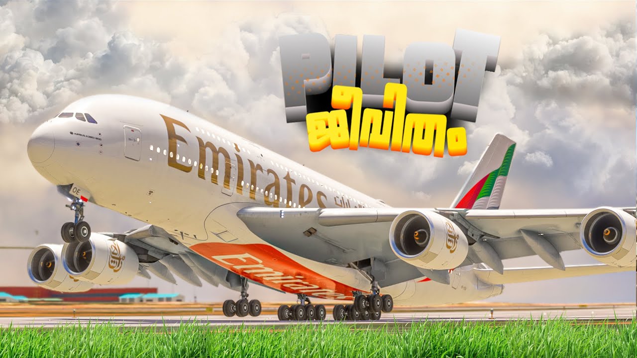 I Flew the Emirates Airbus A380 First Time In Flight Simulator 🔥😮FLIGHT SIMULATOR MALAYALAM